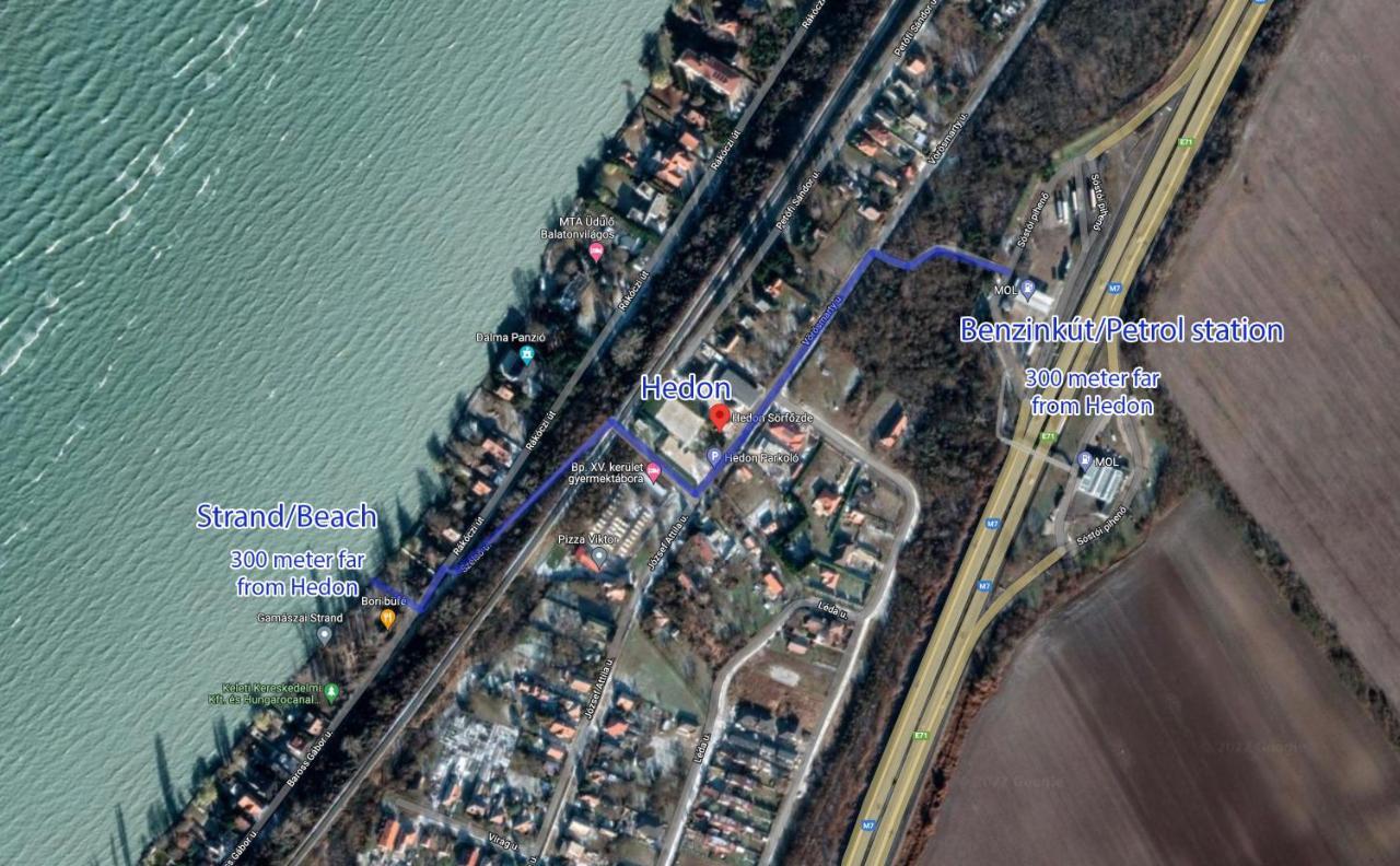 Hedon Brewing Helmut Apartment - 200 Meter To The Beach Balatonvilágos Kültér fotó